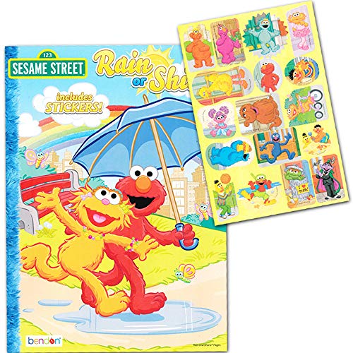 Sesame Street Ready, Set, Color! Coloring and Activity Book with 30 ...