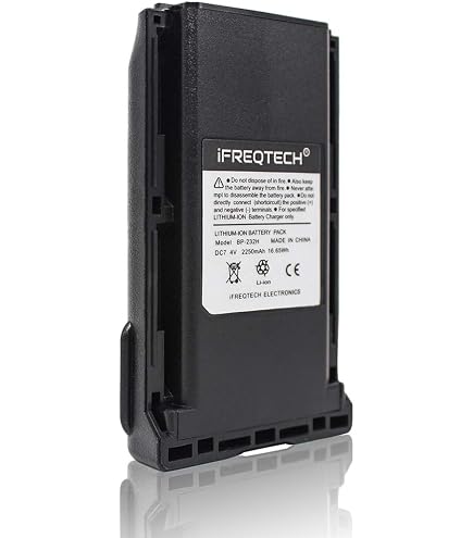 7.4V ICOM BP-232 Batterie pour ICOM IC-F14 IC-F3062 IC-F3011