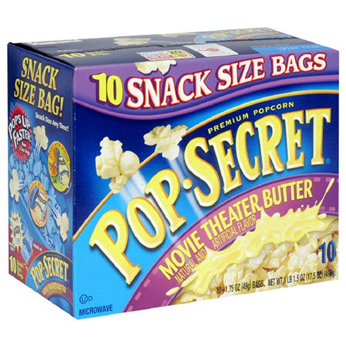Betty crocker pop Secret microwave popcorn premium movie theater Butter (016000529205)