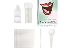 ALYAHT Tooth Repair Kit, DIY dentary Care Kit Glue for Filling Missing, Broken Teeth, Crowns and Bridges, Moldable Fake Teeth for Regain Your Beautiful Smile in Minutes.F1