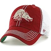 47 NCAA Trawler Primary Logo Team Color Mesh Trucker Clean Up Adjustable Hat, Adult One Size Fits All