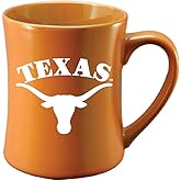 RFSJ Texas Longhorns Ceramic 16oz Sculpted Mug – Official Team Logo Coffee Cup – Handwash Recommended – Individually Boxed
