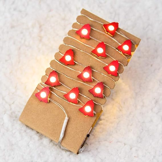 Led Copo De Nieve De Madera Alces Árbol De Navidad Lámpara De Alambre