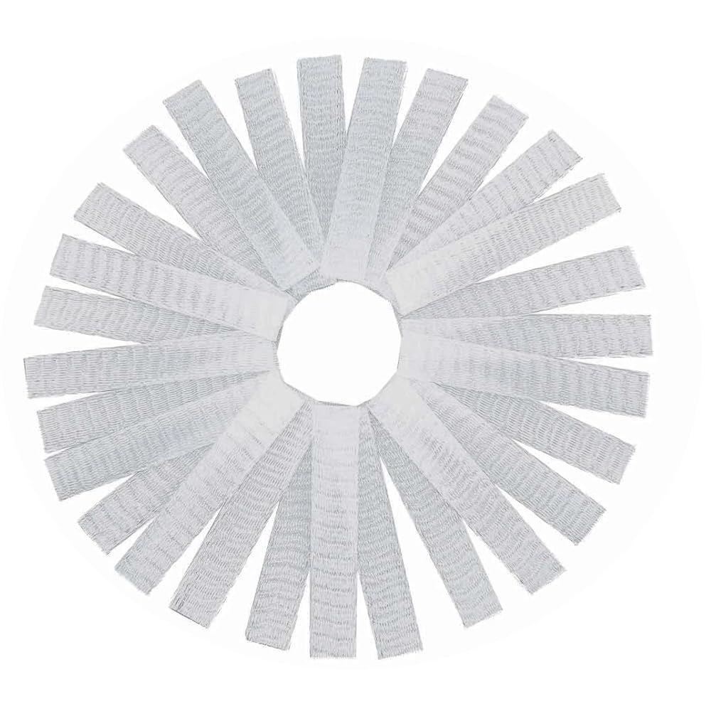 SagaSave 100 Pcs Flowers Head Protective Netting, 12cm Rose Flower Bud Protection Mesh Cover for Florists Wrapping Supplies (Transparent)