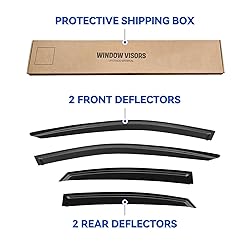 Window Visors Rain Guards Shield for 2019-2024 Kia