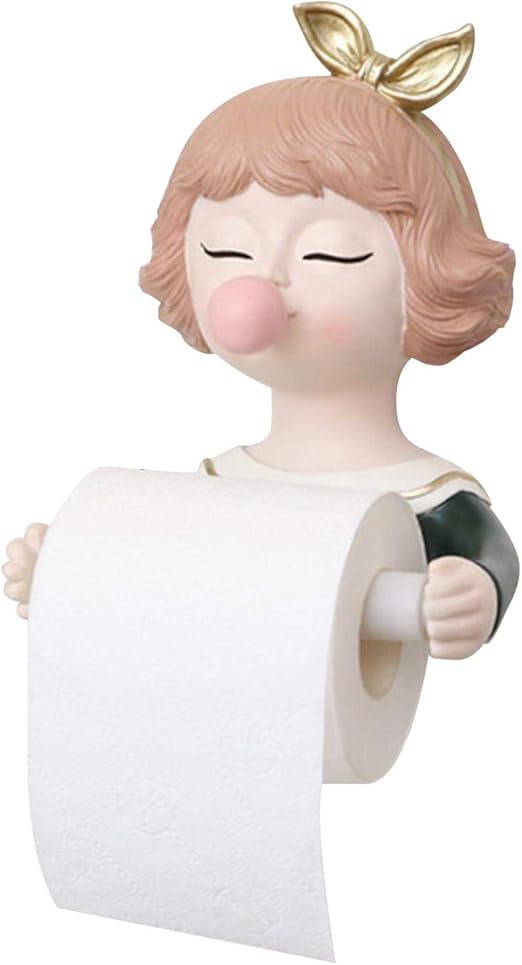 xianhuabing Toilettenpapierhalter Cartoon Girl Bubble Kreative Bad