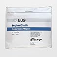 Case of TX609 TechniCloth 9" x 9" Cellulose and Polyester Cleanroom Wiper - 10 Bags of 300 Wipers (3000 Total)