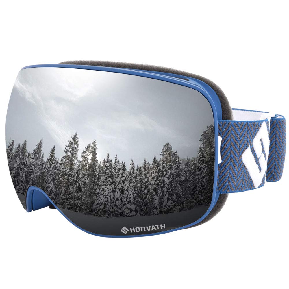 Photo 1 of SH HORVATH Ski Snowboard Goggles Magnetic Mirrored Lens 120s Anti-Fog for Adult