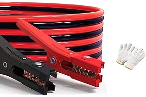 2 Gauge 20 Feet UL-Listed Jumper Cables,Booster Cables 800AMP Automotive Heavy Duty Jumper Cables Kit for Car, SUV, and Truck