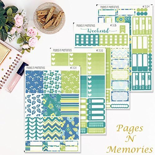 Spring Flowers 2 Deluxe Weekly Planner Sticker Kit for Erin Condren Life Planner/ Functional Stickers/ Happy Planner/ #132