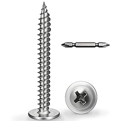 BNUOK #8 x 2 Inch Wood Screws Phillips Modified