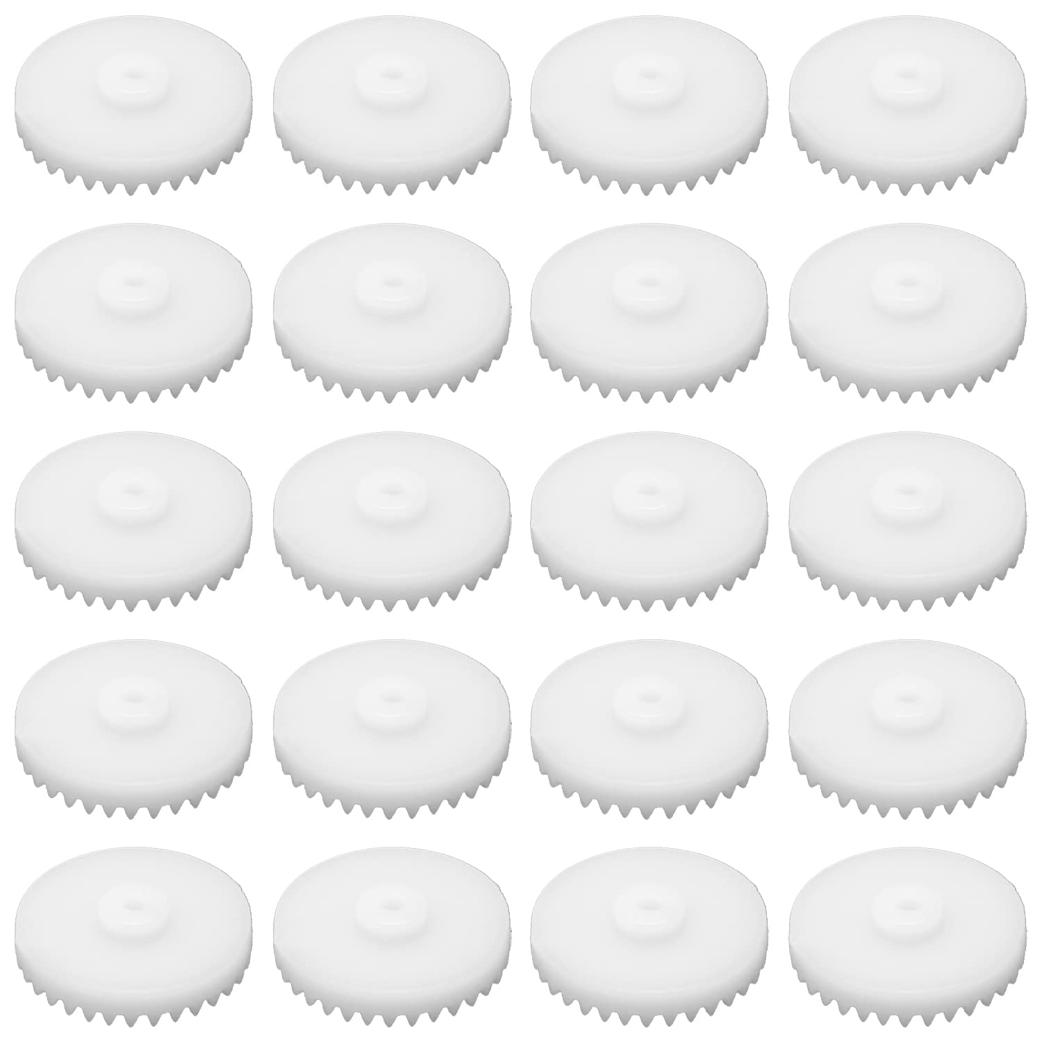 Othmro Plastic Gears, 32 Teeth Motor Gears Model C322A, Plastic Gears for Car Robot Motor