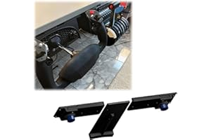 Compatible with Honeycomb Alpha & Bravo Under Desk Quick Release Mount Kit, Tool-Free Sliding Lock, Easy Install Flight Simul