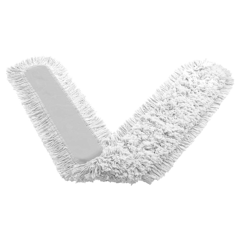 Rubbermaid Commercial Kut-A-Way Dust Mop, White, 72-Inch