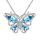 Aurora Tears 925 Sterling Silver Butterfly