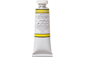 M. GRAHAM & CO. M. Graham 1/2-Ounce Tube Watercolor Paint, AZO Yellow (33-018)