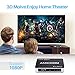 AMICCOM HDMI Switch, Premium 5 Port High Speed HDMI Switcher Box with IR Wireless Remote & AC Power Adapter - Supports 4K and 3D Videos & DTS Audio Codecs (3 Port)