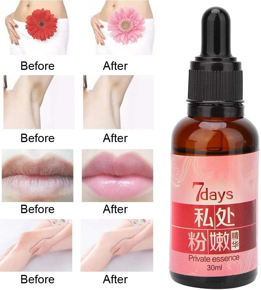 Skin Lightening Essence,30ml Private Essence Skin Lightening Underarm Nipple Bleaching Lip Rejuvenating Pinkish Serum