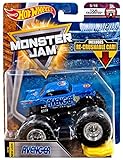 2018 Hot Wheels Monster Jam 1:64 Scale Truck with Re-Crushable Car - Avenger