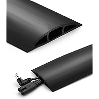 Bates- Floor Cord Cover, 6ft Cable Cover, Cord Cover Floor, Cord Protector, Floor Cable Cover, Cord Hider Floor, Extension Co