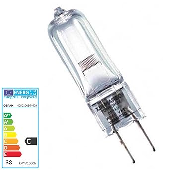 5 Stück Osram Halogenstiftsockellampen GY6.35 12V 35 Watt 64432
