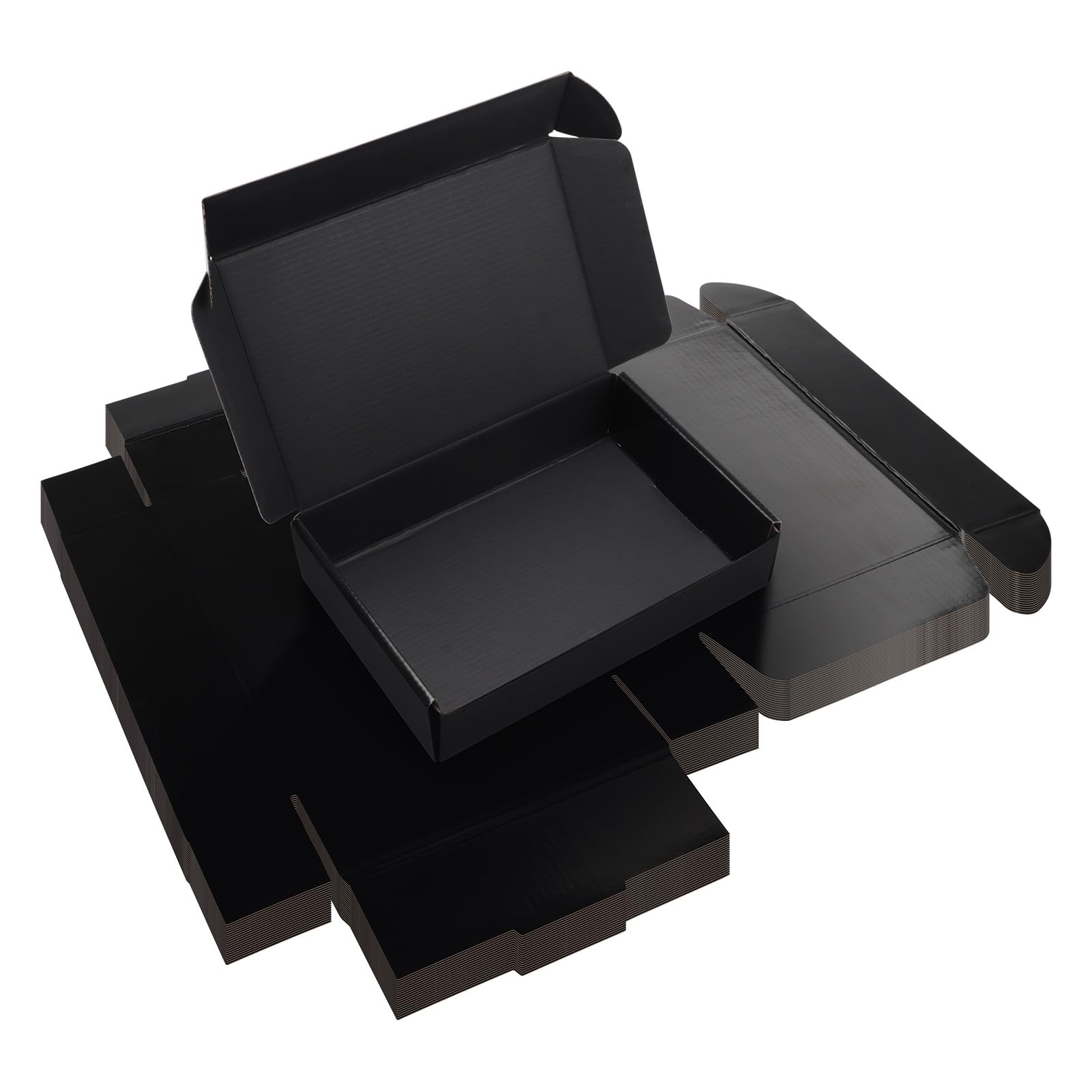 Photo 1 of Rempry 9x6x2 Black Shipping Boxes for Small Business 20 Pack, Packaging Cardboard Corrugated Mailer Boxes Gift Boxes for Shipping Mailing