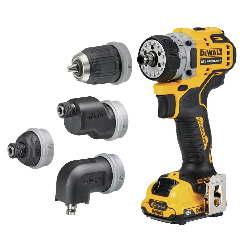 DEWALT XTREME(TM) 12V MAX* Brushless Cordless 5-in-1 Drill/Driver Kit (DCD703F1)