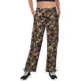 HDE Women's Cargo Pants High Waisted Baggy Y2K Streetwear Pant with 6 Pockets