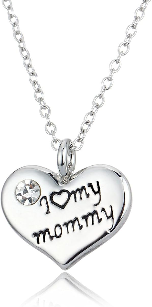 i love my mom necklace