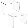 Amazon.com: Jusalpha 2-PC Large Clear 5mm Acrylic Riser for Retail ...
