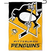 WinCraft Penguins Double Sided Garden Banner Flag