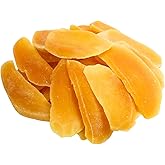 Natural Dehydrated Mango Slices 1.5 lb | Sweet Chewy Dried Mango | No Color Added Kosher Snack for Recipes Smoothies and Baking | Resealable Bag