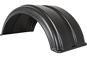 Buyers Products 8590017 Full Radius Poly Fender to fit 16-1/2 Inch Dual Wheels, Corrosion Resistant Truck and Trailer Fender,