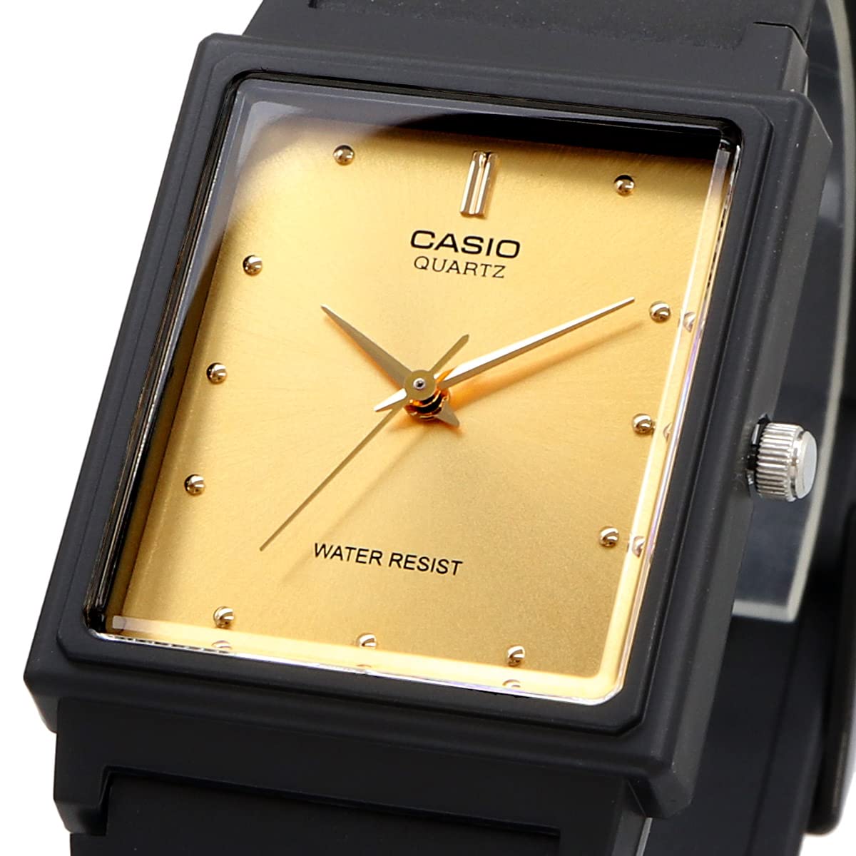 CASIO(カシオ) Analog Wristwatch, Urethane Strap, Rectangular Face, Men's Overseas Model, Simple