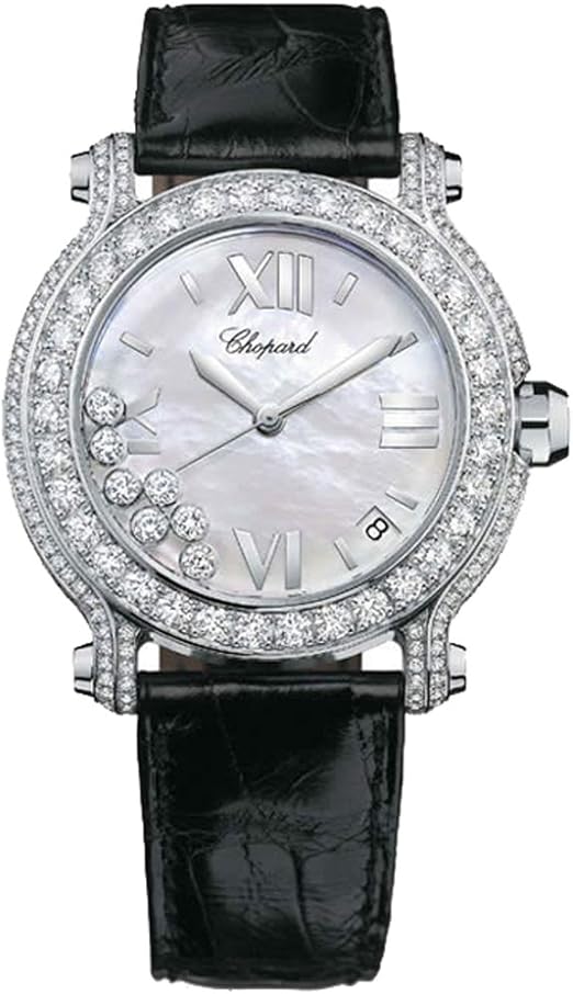 Chopard Women's 277480-1001 Happy Sport Diamond Gold Watch