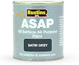 Rustins ASAP Grey ASAP50 50ml Quick-Drying Enamel Paint view 4