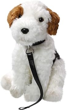 Carl Dick Peluche - Perro Fox Terrier con Correa de Perro (Felpa, 30cm) [Juguete] 3445