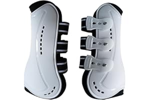Wandrola Horse Boots Open Front Jumping Tendon Sport Boots, Secure Leg Protection, Classic Equine Supplies