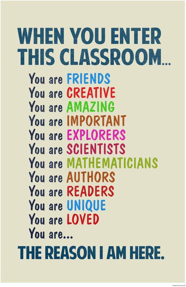 Classroom Sign When You Enter This Classroom Educational Rules Teacher Supplies
