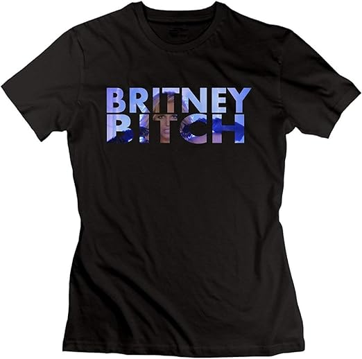 QTRDH Britney Spears Britney Bitch Girls TShirt Women Cotton Short
