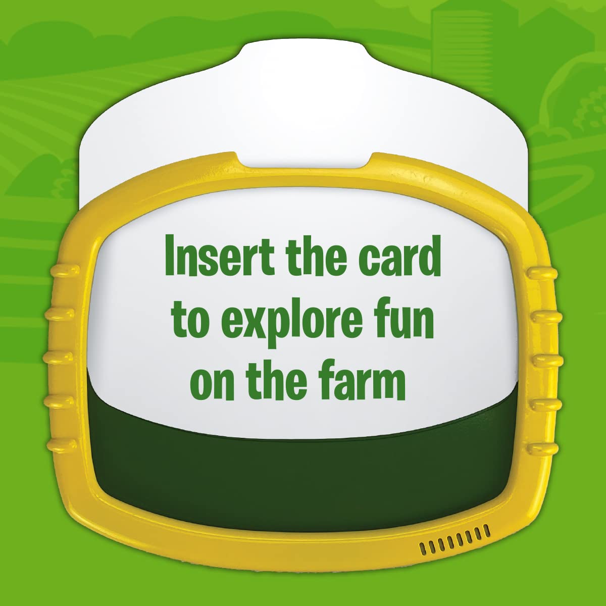 John Deere Kids Early Learning Activity Tablet - Read, Play, Press & Learn Electronic Activity Pad Reader With Removable Cards for Toddlers, ... & Answer Activity Desk (Press, Play & Learn)