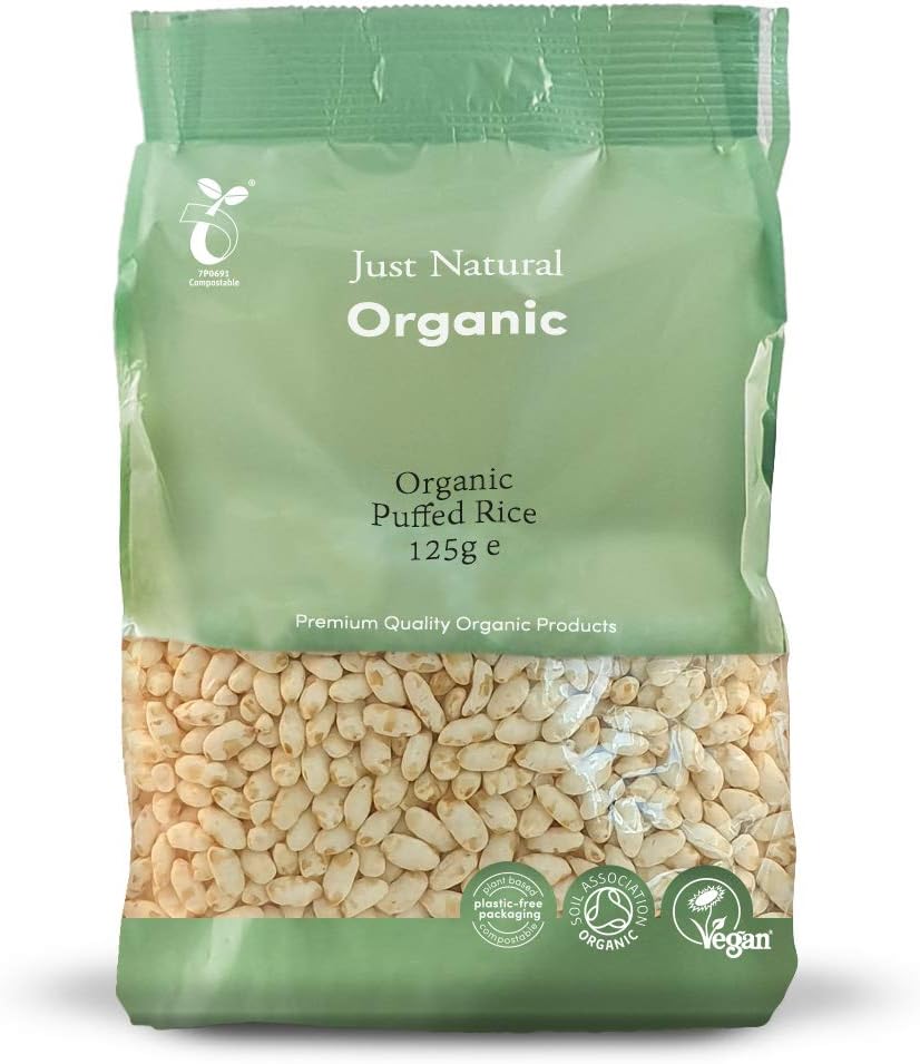Organic Puffed Rice 125g Amazon.co.uk Grocery