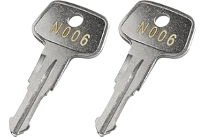 VIDABTE N006 Thule roof Rack Replacement Key,Thule Series Frame Key,Replacement Key for Yakima and Thule Ski, Roof,Cargo Box, Carrier Racks and Crossbars[Code N006]