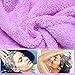 4 Pack Microfiber Hair Drying Towels, Fast Drying Hair Cap, Long Hair Wrap,Absorbent Twist Turban, Pink, Purple, Blue, Yellow