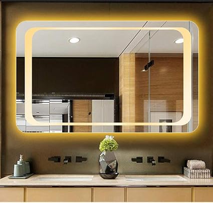 Badezimmerspiegel LED Badezimmer intelligenter HD-Spiegel, an der Wand