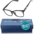 Sleep ZM Reading Glasses 1.0x, 1.5x, 2.0x, 2.5x, 3.0x Computer Clear + Max Protect Orange Lens to Help You Sleep + See Better