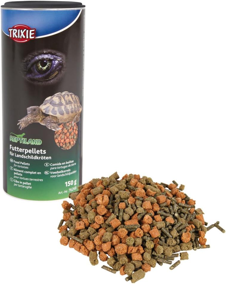 TRIXIE Tortoises Food Pellets, 160 g, Pack of 6, 26.67 g (Pack of 6)
