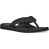 Sanuk Mens Beer Cozy 2 | Flip Flops for Men | Mens Sandals | Beach Sandals | Supportive & Lightweight | Memory Foam Footbed