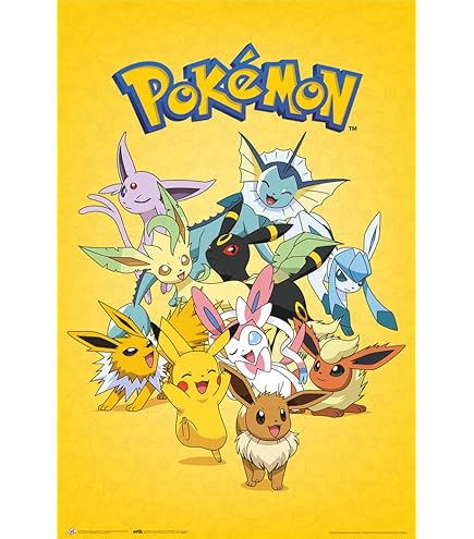Amazon.com: GB eye Pokémon Eevee 61 x 91.5cm Maxi Poster: Posters