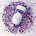 Milky Way Sprinkles Mix| Sprinkles Made In USA By Sprinkle Pop| Pink Black Blue Purple Sprinkles With Silver Dragees| Space Galaxy Stars Sprinkles For Decorating Cakes Cookie Cupcakes Ice Cream, 4oz